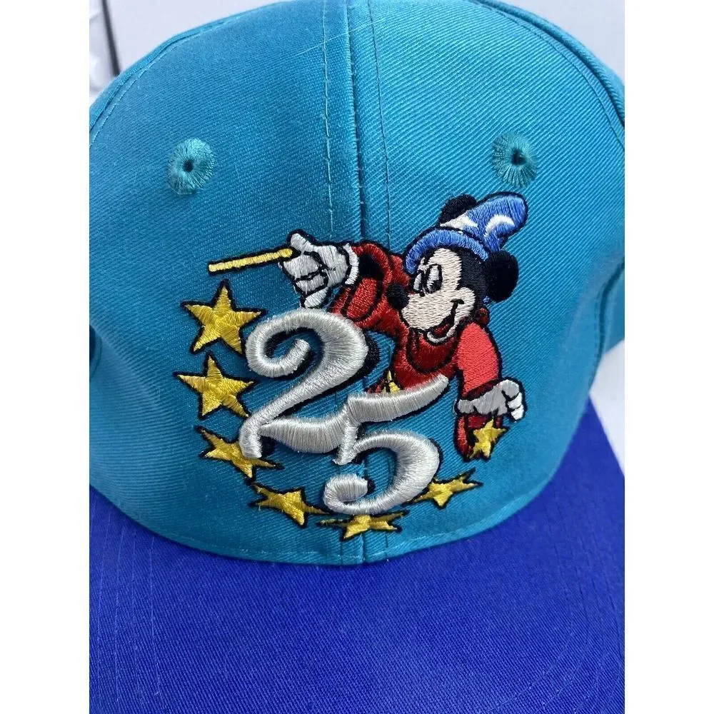 Vintage  25th Anniversary Walt Disney World, Mickey Inc. SnapBack Hat, Youth